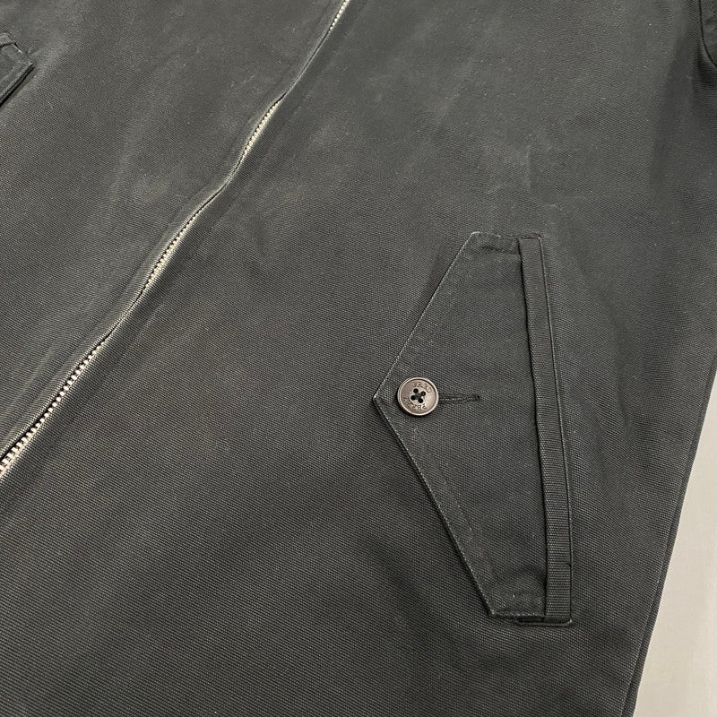 【中古品】【メンズ】 FRED PERRY フレッドペリー J8700 ZIP LONG COAT ジップ ロング コート アウター 141-260413-ya-04-izu サイズ：UK10 カラー：BLACK 万代Net店
