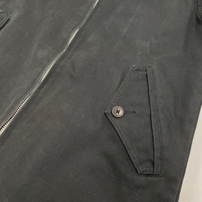 【中古品】【メンズ】 FRED PERRY フレッドペリー J8700 ZIP LONG COAT ジップ ロング コート アウター 141-260413-ya-04-izu サイズ：UK10 カラー：BLACK 万代Net店