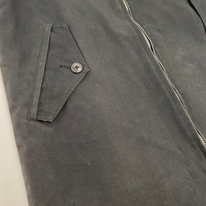 【中古品】【メンズ】 FRED PERRY フレッドペリー J8700 ZIP LONG COAT ジップ ロング コート アウター 141-260413-ya-04-izu サイズ：UK10 カラー：BLACK 万代Net店