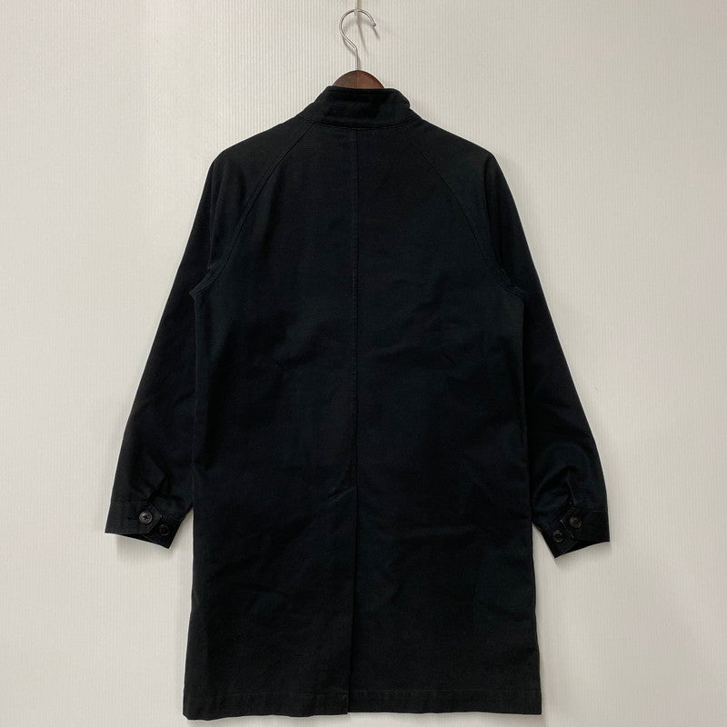 【中古品】【メンズ】 FRED PERRY フレッドペリー J8700 ZIP LONG COAT ジップ ロング コート アウター 141-260413-ya-04-izu サイズ：UK10 カラー：BLACK 万代Net店