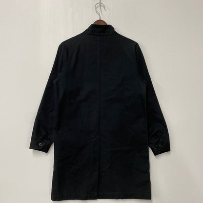 【中古品】【メンズ】 FRED PERRY フレッドペリー J8700 ZIP LONG COAT ジップ ロング コート アウター 141-260413-ya-04-izu サイズ：UK10 カラー：BLACK 万代Net店