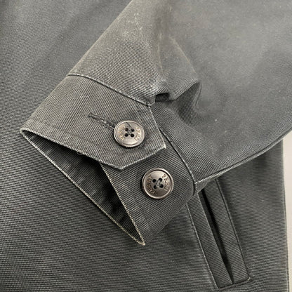 【中古品】【メンズ】 FRED PERRY フレッドペリー J8700 ZIP LONG COAT ジップ ロング コート アウター 141-260413-ya-04-izu サイズ：UK10 カラー：BLACK 万代Net店