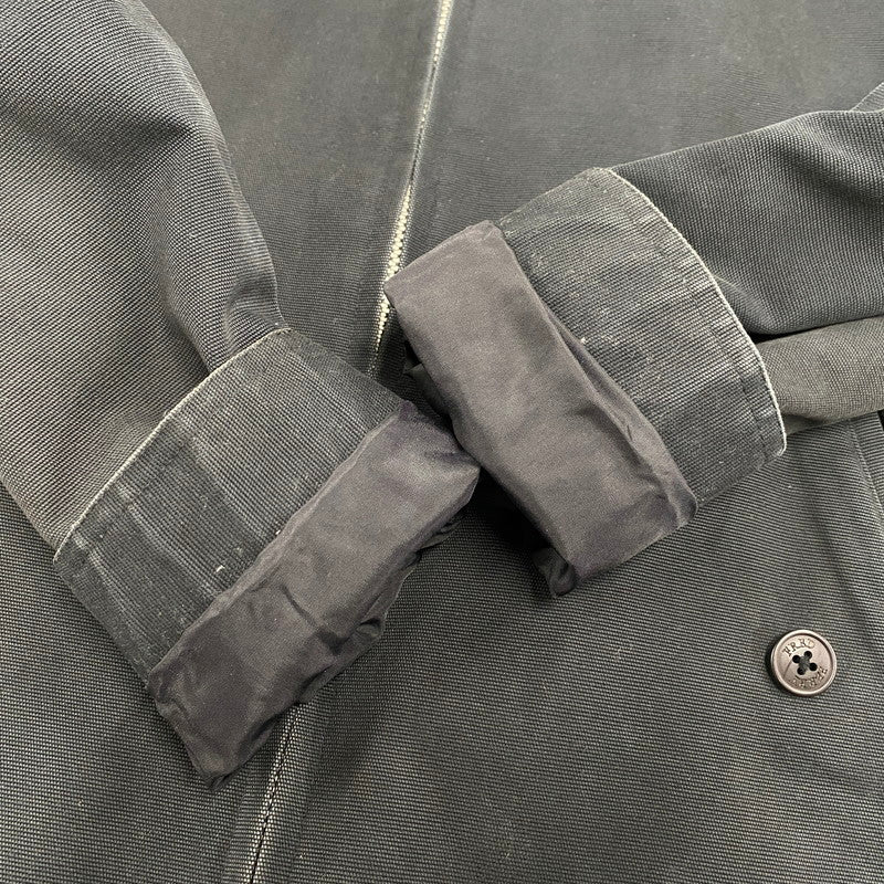 【中古品】【メンズ】 FRED PERRY フレッドペリー J8700 ZIP LONG COAT ジップ ロング コート アウター 141-260413-ya-04-izu サイズ：UK10 カラー：BLACK 万代Net店