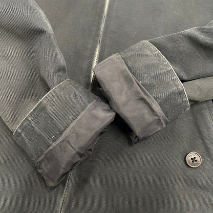 【中古品】【メンズ】 FRED PERRY フレッドペリー J8700 ZIP LONG COAT ジップ ロング コート アウター 141-260413-ya-04-izu サイズ：UK10 カラー：BLACK 万代Net店