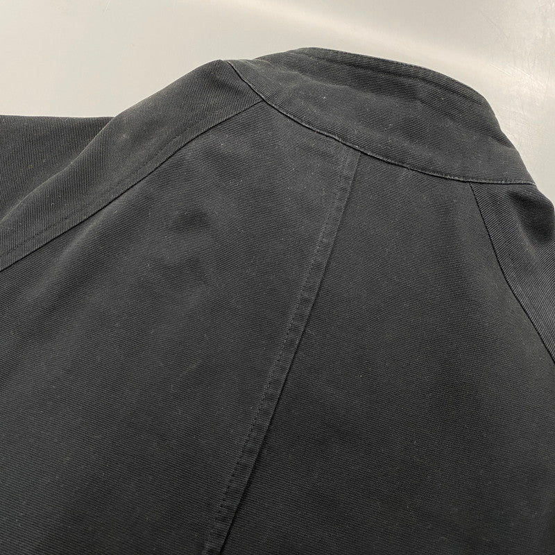 【中古品】【メンズ】 FRED PERRY フレッドペリー J8700 ZIP LONG COAT ジップ ロング コート アウター 141-260413-ya-04-izu サイズ：UK10 カラー：BLACK 万代Net店