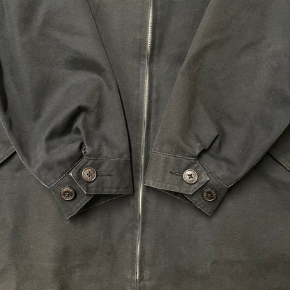 【中古品】【メンズ】 FRED PERRY フレッドペリー J8700 ZIP LONG COAT ジップ ロング コート アウター 141-260413-ya-04-izu サイズ：UK10 カラー：BLACK 万代Net店