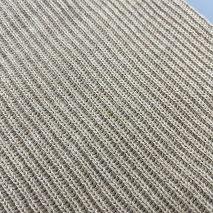 【中古品】【メンズ】 AURALEE オーラリー A21SP02CA FLAT YARN RIB KNIT PO フラット ヤーン リブ ニット プルオーバー トップス 140-260412-kh-08-izu サイズ：3 カラー：ベージュ 万代Net店