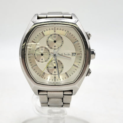 【中古品】【メンズ/レディース】 PAUL SMITH ポールスミス 0510-T013945 QUARTZ WATCH クオーツ ウォッチ 腕時計 時計 197-260602-ya-03-izu カラー：シルバー 万代Net店