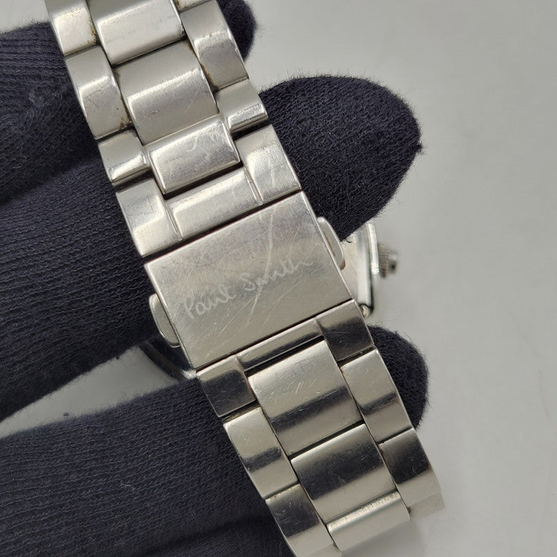 【中古品】【メンズ/レディース】 PAUL SMITH ポールスミス 0510-T013945 QUARTZ WATCH クオーツ ウォッチ 腕時計 時計 197-260602-ya-03-izu カラー：シルバー 万代Net店