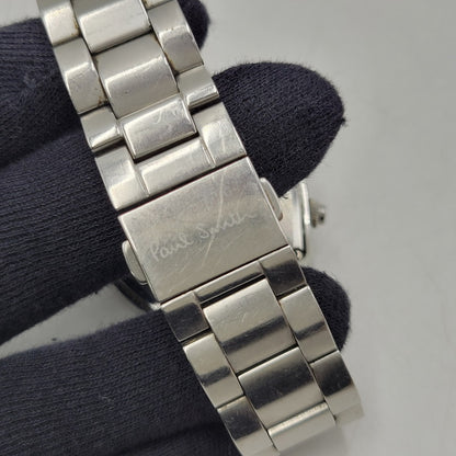 【中古品】【メンズ/レディース】 PAUL SMITH ポールスミス 0510-T013945 QUARTZ WATCH クオーツ ウォッチ 腕時計 時計 197-260602-ya-03-izu カラー：シルバー 万代Net店