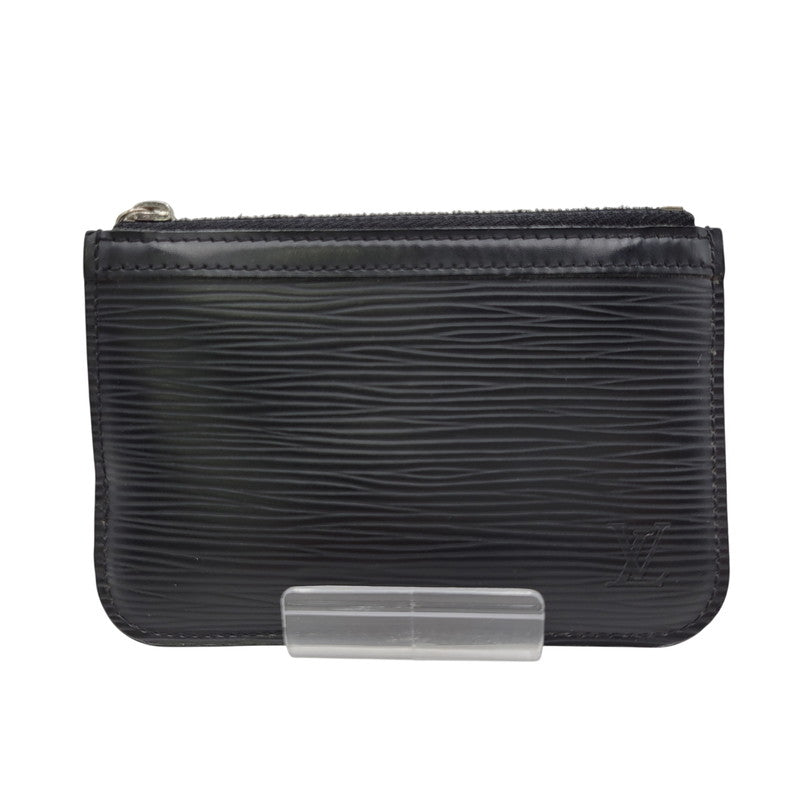 【中古品】【メンズ/レディース】 LOUIS VUITTON ルイ・ヴィトン M66602 エピ ポシェット クレ NM コインケース 小銭入れ キーケース 179-260412-as-07-izu カラー：ブラック 万代Net店