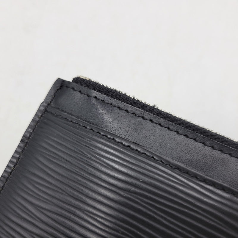 【中古品】【メンズ/レディース】 LOUIS VUITTON ルイ・ヴィトン M66602 エピ ポシェット クレ NM コインケース 小銭入れ キーケース 179-260412-as-07-izu カラー：ブラック 万代Net店