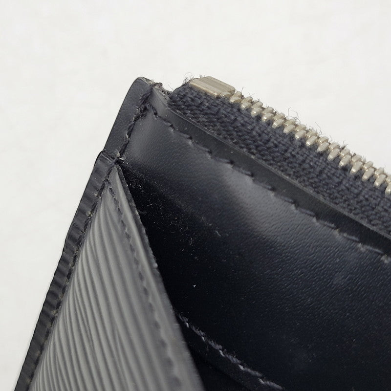 【中古品】【メンズ/レディース】 LOUIS VUITTON ルイ・ヴィトン M66602 エピ ポシェット クレ NM コインケース 小銭入れ キーケース 179-260412-as-07-izu カラー：ブラック 万代Net店
