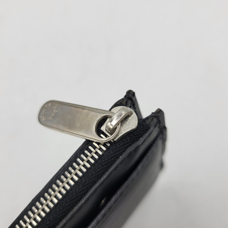 【中古品】【メンズ/レディース】 LOUIS VUITTON ルイ・ヴィトン M66602 エピ ポシェット クレ NM コインケース 小銭入れ キーケース 179-260412-as-07-izu カラー：ブラック 万代Net店