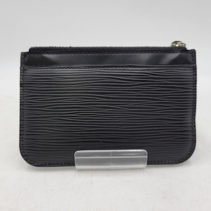 【中古品】【メンズ/レディース】 LOUIS VUITTON ルイ・ヴィトン M66602 エピ ポシェット クレ NM コインケース 小銭入れ キーケース 179-260412-as-07-izu カラー：ブラック 万代Net店