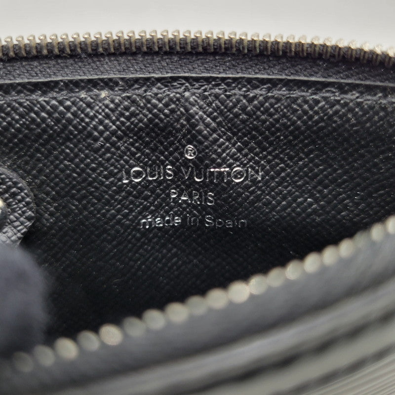 【中古品】【メンズ/レディース】 LOUIS VUITTON ルイ・ヴィトン M66602 エピ ポシェット クレ NM コインケース 小銭入れ キーケース 179-260412-as-07-izu カラー：ブラック 万代Net店