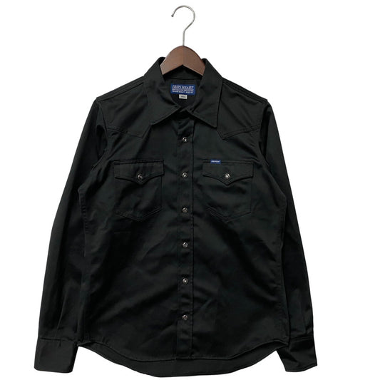 【中古品】【メンズ】 IRON HEART アイアンハート LS WORK SHIRT ロングスリーブ ワークシャツ トップス 145-260412-kh-02-izu サイズ：S カラー：ブラック 万代Net店