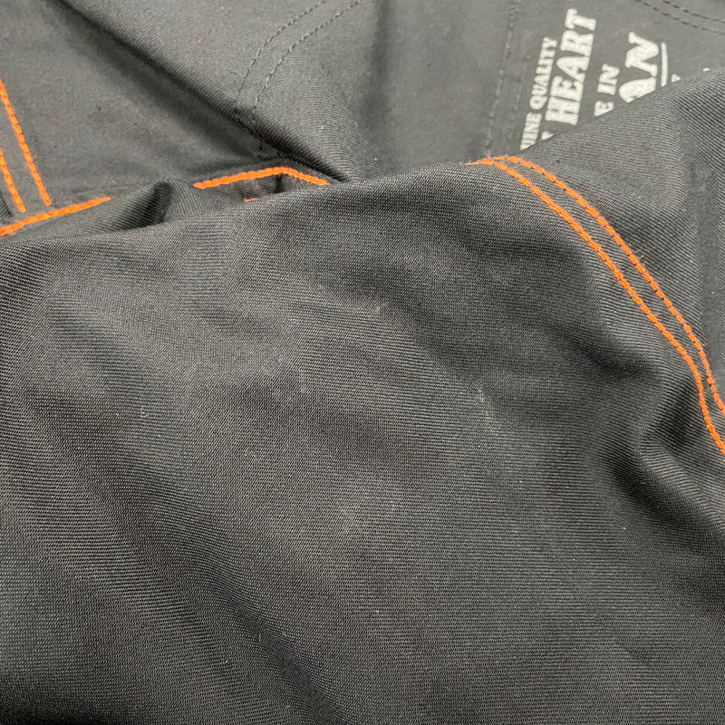 【中古品】【メンズ】 IRON HEART アイアンハート LS WORK SHIRT ロングスリーブ ワークシャツ トップス 145-260412-kh-02-izu サイズ：S カラー：ブラック 万代Net店