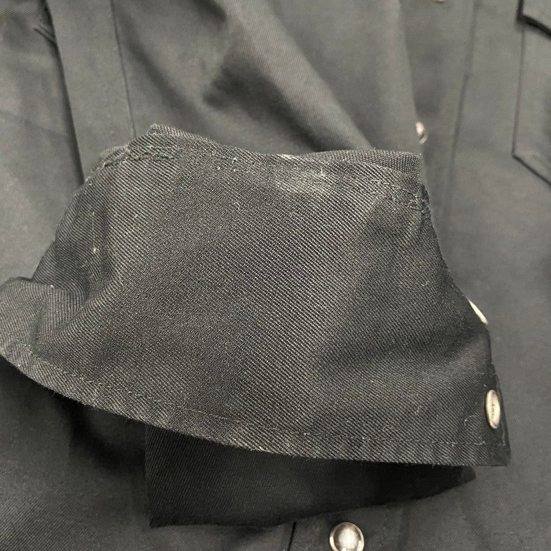 【中古品】【メンズ】 IRON HEART アイアンハート LS WORK SHIRT ロングスリーブ ワークシャツ トップス 145-260412-kh-02-izu サイズ：S カラー：ブラック 万代Net店