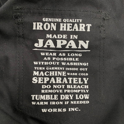 【中古品】【メンズ】 IRON HEART アイアンハート LS WORK SHIRT ロングスリーブ ワークシャツ トップス 145-260412-kh-02-izu サイズ：S カラー：ブラック 万代Net店
