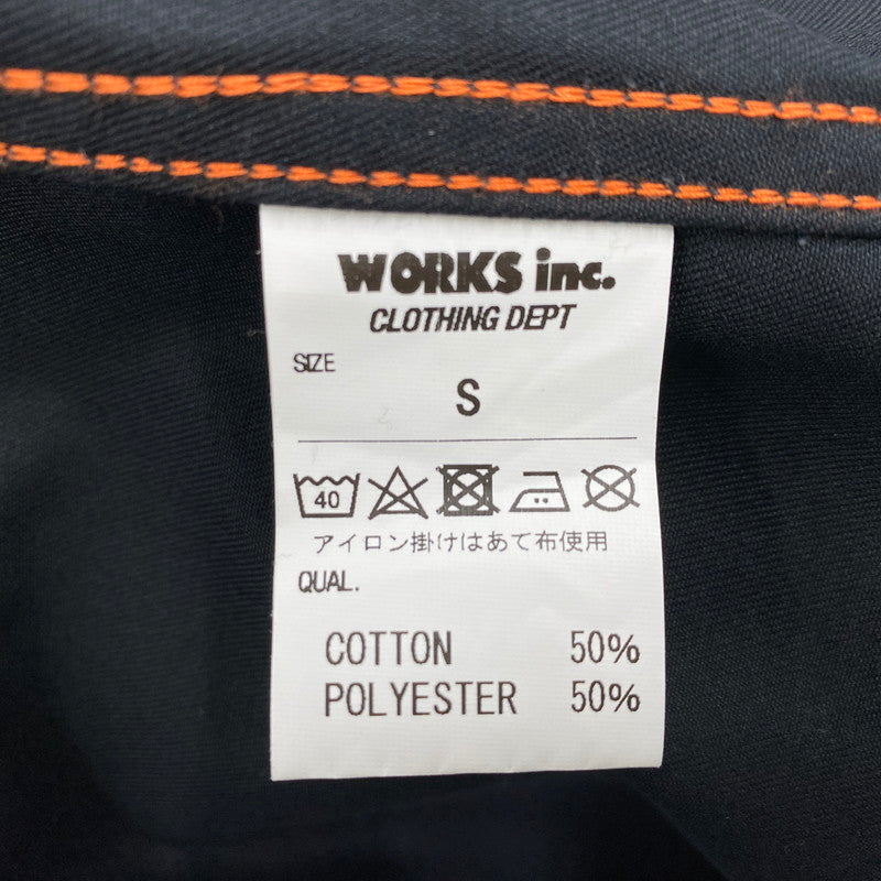 【中古品】【メンズ】 IRON HEART アイアンハート LS WORK SHIRT ロングスリーブ ワークシャツ トップス 145-260412-kh-02-izu サイズ：S カラー：ブラック 万代Net店