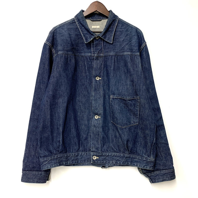 【中古品】【メンズ】 COMOLI コモリ V01-01001 22SS DENIM JACKET デニム ジャケット アウター 140-260415-ya-01-izu サイズ：4 カラー：インディゴ 万代Net店