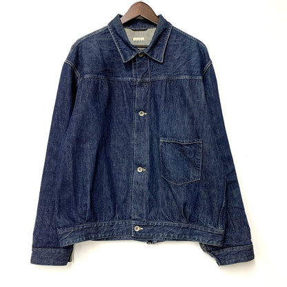 【中古品】【メンズ】 COMOLI コモリ V01-01001 22SS DENIM JACKET デニム ジャケット アウター 140-260415-ya-01-izu サイズ：4 カラー：インディゴ 万代Net店