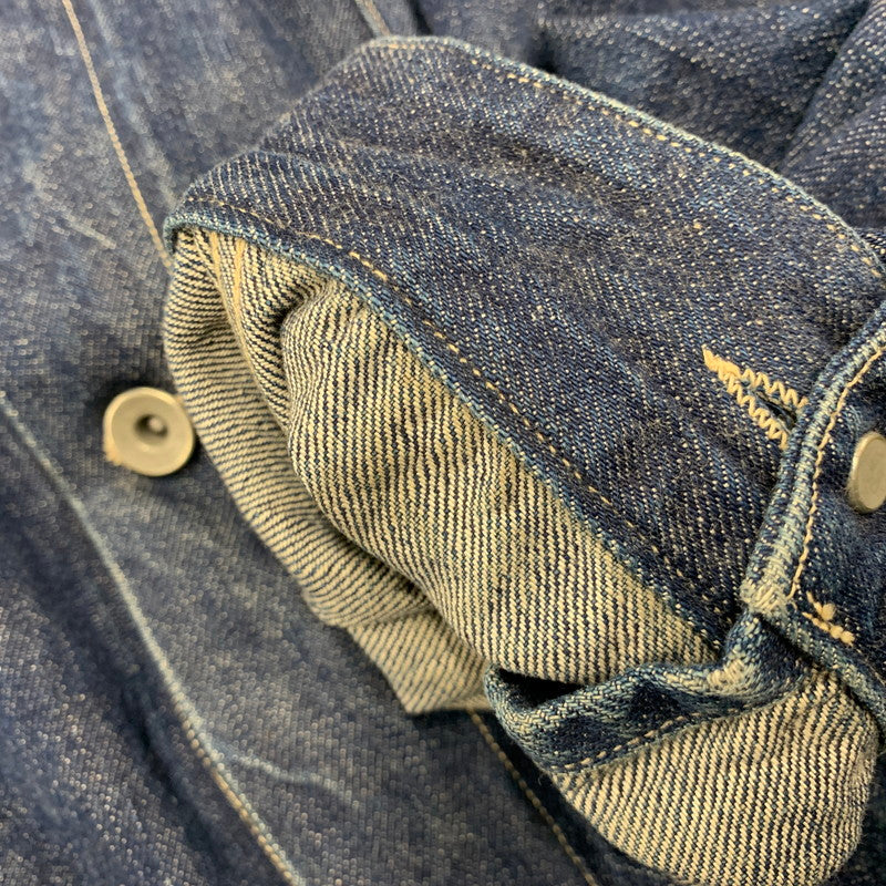 【中古品】【メンズ】 COMOLI コモリ V01-01001 22SS DENIM JACKET デニム ジャケット アウター 140-260415-ya-01-izu サイズ：4 カラー：インディゴ 万代Net店