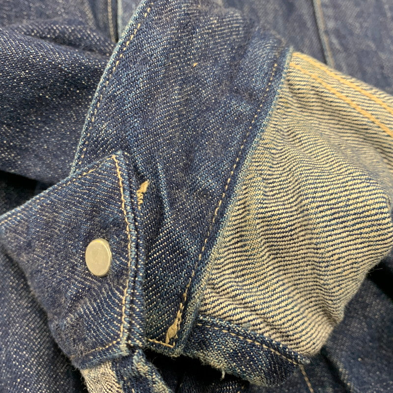 【中古品】【メンズ】 COMOLI コモリ V01-01001 22SS DENIM JACKET デニム ジャケット アウター 140-260415-ya-01-izu サイズ：4 カラー：インディゴ 万代Net店