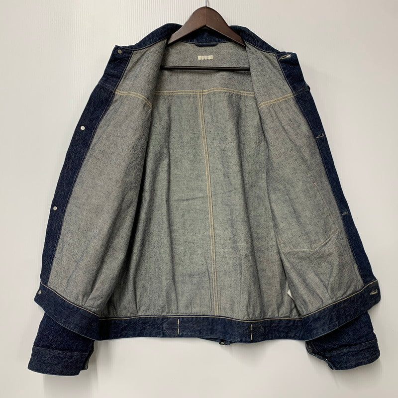 【中古品】【メンズ】 COMOLI コモリ V01-01001 22SS DENIM JACKET デニム ジャケット アウター 140-260415-ya-01-izu サイズ：4 カラー：インディゴ 万代Net店