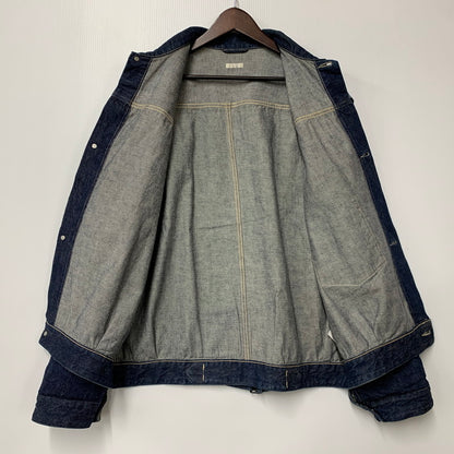 【中古品】【メンズ】 COMOLI コモリ V01-01001 22SS DENIM JACKET デニム ジャケット アウター 140-260415-ya-01-izu サイズ：4 カラー：インディゴ 万代Net店