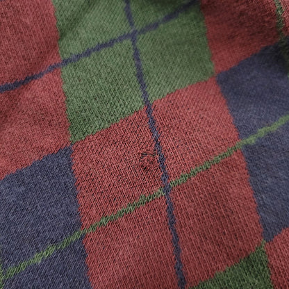 【現状渡し品】【メンズ】 Polo by Ralph Lauren ポロバイラルフローレン ARGYLE POLO LS SHIRT アーガイル ポロ ロングスリーブ シャツ USA製 長袖 トップス 146-260412-as-03-izu サイズ：M カラー：マルチカラー 万代Net店