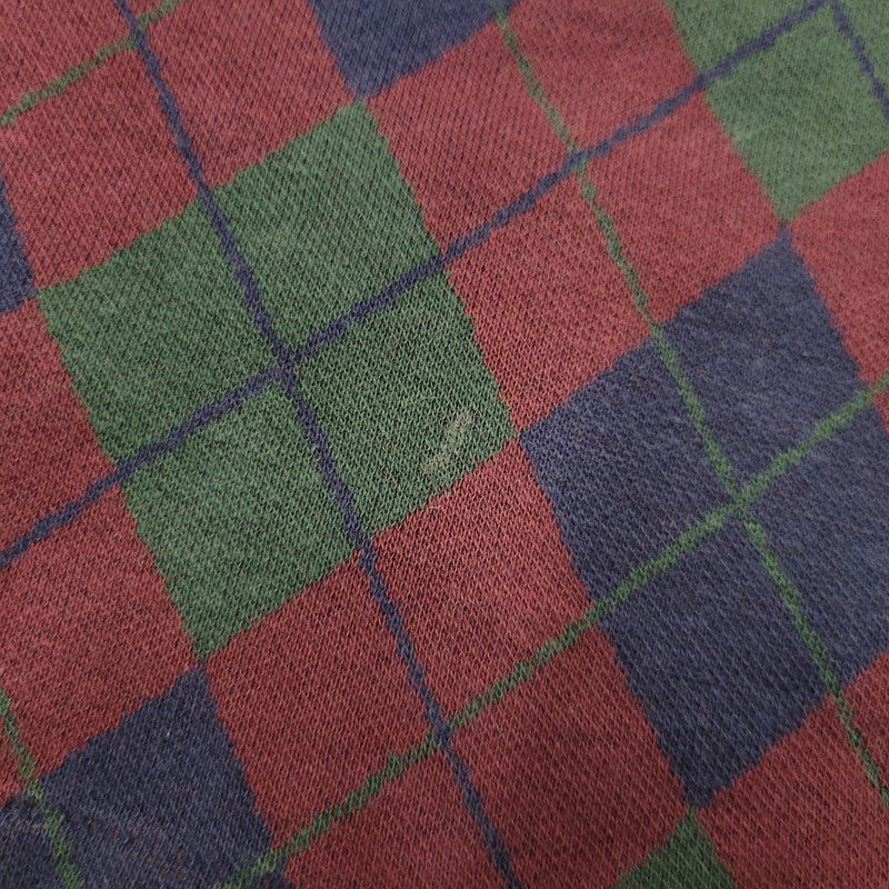 【現状渡し品】【メンズ】 Polo by Ralph Lauren ポロバイラルフローレン ARGYLE POLO LS SHIRT アーガイル ポロ ロングスリーブ シャツ USA製 長袖 トップス 146-260412-as-03-izu サイズ：M カラー：マルチカラー 万代Net店