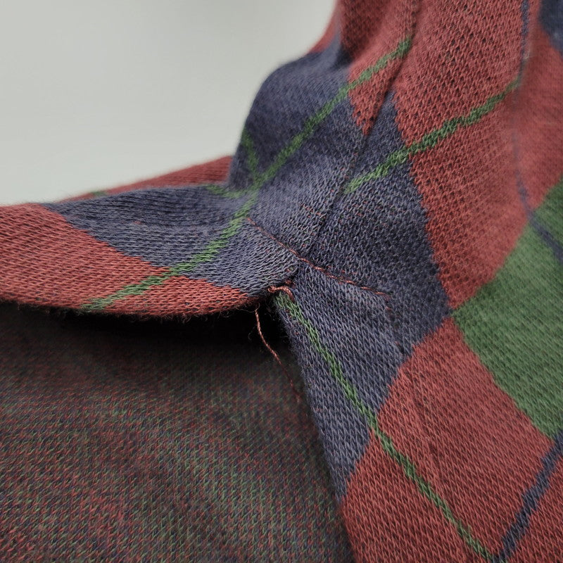 【現状渡し品】【メンズ】 Polo by Ralph Lauren ポロバイラルフローレン ARGYLE POLO LS SHIRT アーガイル ポロ ロングスリーブ シャツ USA製 長袖 トップス 146-260412-as-03-izu サイズ：M カラー：マルチカラー 万代Net店