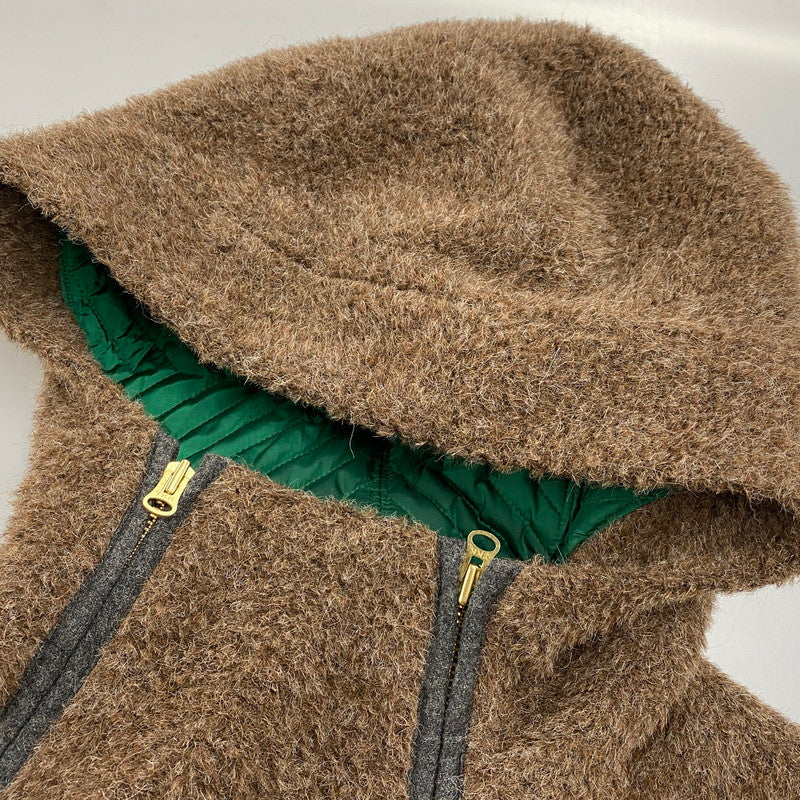 【中古品】【メンズ】 SHAGGY MOHAIR WOOL PARKA シャギー モヘア ウール パーカー ジャケット アウター 140-260412-kh-10-izu サイズ：3 カラー：ブラウン 万代Net店