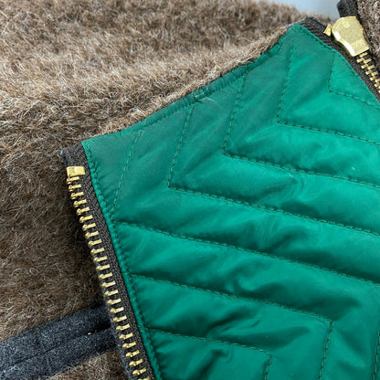 【中古品】【メンズ】 SHAGGY MOHAIR WOOL PARKA シャギー モヘア ウール パーカー ジャケット アウター 140-260412-kh-10-izu サイズ：3 カラー：ブラウン 万代Net店