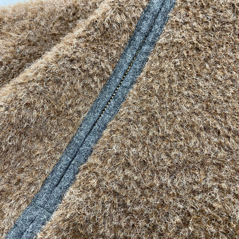 【中古品】【メンズ】 SHAGGY MOHAIR WOOL PARKA シャギー モヘア ウール パーカー ジャケット アウター 140-260412-kh-10-izu サイズ：3 カラー：ブラウン 万代Net店