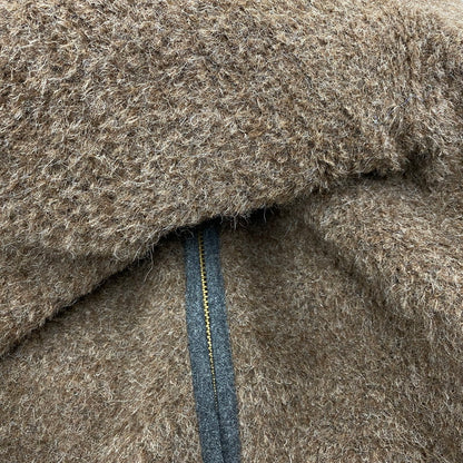 【中古品】【メンズ】 SHAGGY MOHAIR WOOL PARKA シャギー モヘア ウール パーカー ジャケット アウター 140-260412-kh-10-izu サイズ：3 カラー：ブラウン 万代Net店