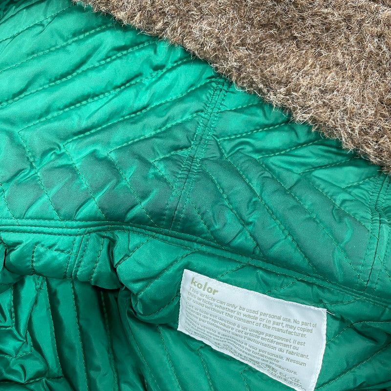 【中古品】【メンズ】 SHAGGY MOHAIR WOOL PARKA シャギー モヘア ウール パーカー ジャケット アウター 140-260412-kh-10-izu サイズ：3 カラー：ブラウン 万代Net店