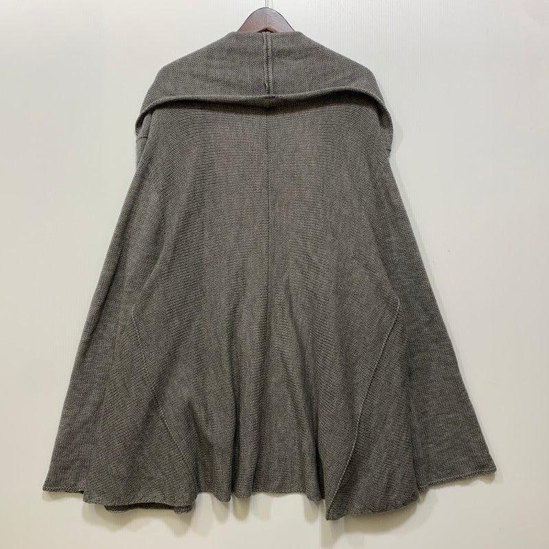 【中古品】【メンズ】 DIGAWEL ディガウェル WOOL DRAPE KNIT CARDIGA ウール ドレープ ニット カーディガン 140-260712-as-06-izu サイズ：F カラー：グレー 万代Net店