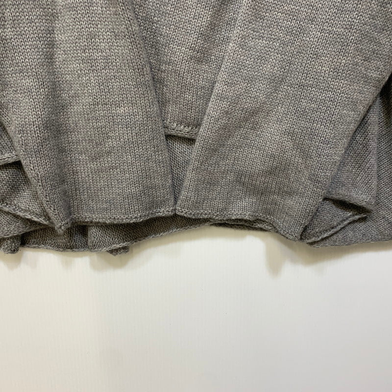 【中古品】【メンズ】 DIGAWEL ディガウェル WOOL DRAPE KNIT CARDIGA ウール ドレープ ニット カーディガン 140-260712-as-06-izu サイズ：F カラー：グレー 万代Net店