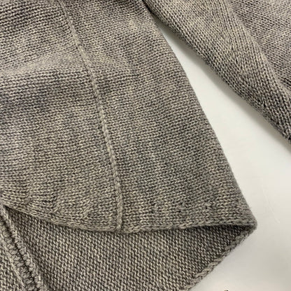 【中古品】【メンズ】 DIGAWEL ディガウェル WOOL DRAPE KNIT CARDIGA ウール ドレープ ニット カーディガン 140-260712-as-06-izu サイズ：F カラー：グレー 万代Net店