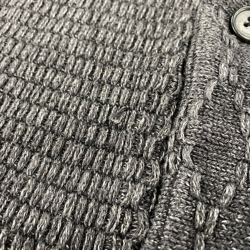 【中古品】【メンズ】 PORTER CLASSIC ポータークラシック BEATNIK KENDO KNIT CARDIGAN ビートニク ケンドウ ニット カーディガン トップス 140-260412-kh-01-izu サイズ：L カラー：ブラック系 万代Net店