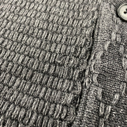 【中古品】【メンズ】 PORTER CLASSIC ポータークラシック BEATNIK KENDO KNIT CARDIGAN ビートニク ケンドウ ニット カーディガン トップス 140-260412-kh-01-izu サイズ：L カラー：ブラック系 万代Net店