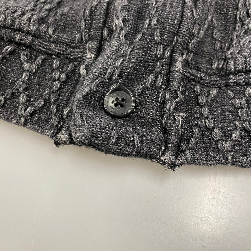【中古品】【メンズ】 PORTER CLASSIC ポータークラシック BEATNIK KENDO KNIT CARDIGAN ビートニク ケンドウ ニット カーディガン トップス 140-260412-kh-01-izu サイズ：L カラー：ブラック系 万代Net店