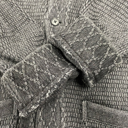 【中古品】【メンズ】 PORTER CLASSIC ポータークラシック BEATNIK KENDO KNIT CARDIGAN ビートニク ケンドウ ニット カーディガン トップス 140-260412-kh-01-izu サイズ：L カラー：ブラック系 万代Net店