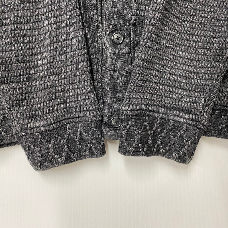 【中古品】【メンズ】 PORTER CLASSIC ポータークラシック BEATNIK KENDO KNIT CARDIGAN ビートニク ケンドウ ニット カーディガン トップス 140-260412-kh-01-izu サイズ：L カラー：ブラック系 万代Net店