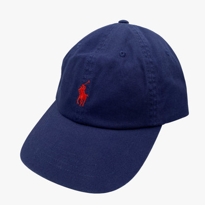 【中古美品】【メンズ/レディース】 POLO RALPHLAUREN ポロ ラルフローレン CLASSIC SPORTS CAP クラシック スポーツ キャップ 帽子 185-260412-kh-12-izu サイズ：F カラー：ネイビー 万代Net店