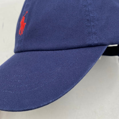 【中古美品】【メンズ/レディース】 POLO RALPHLAUREN ポロ ラルフローレン CLASSIC SPORTS CAP クラシック スポーツ キャップ 帽子 185-260412-kh-12-izu サイズ：F カラー：ネイビー 万代Net店