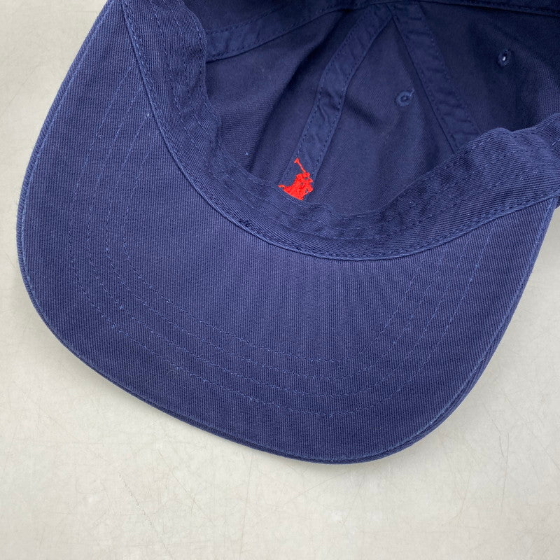 【中古美品】【メンズ/レディース】 POLO RALPHLAUREN ポロ ラルフローレン CLASSIC SPORTS CAP クラシック スポーツ キャップ 帽子 185-260412-kh-12-izu サイズ：F カラー：ネイビー 万代Net店